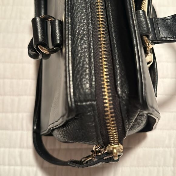 Kate Spade New York Black Leather Mini Hadley Street Bernadine Crossbody Bag - Picture 15 of 16